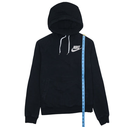Womens UK Size M Nike Black Pullover Hoodie