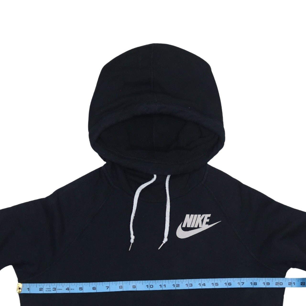 Womens UK Size M Nike Black Pullover Hoodie