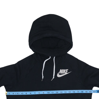 Womens UK Size M Nike Black Pullover Hoodie