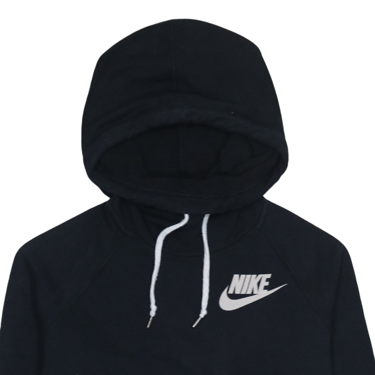 Womens UK Size M Nike Black Pullover Hoodie