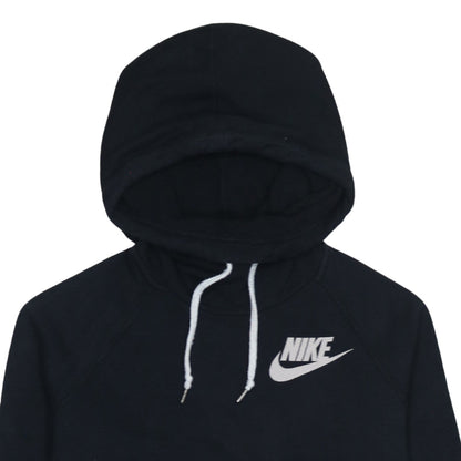 Womens UK Size M Nike Black Pullover Hoodie