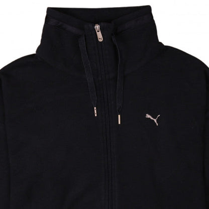 Puma Women Black Full Zip Hoodie Size 10