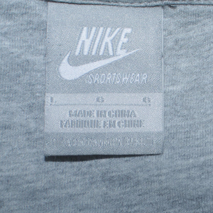 Mens UK Size L Nike Grey Full Zip Hoodie