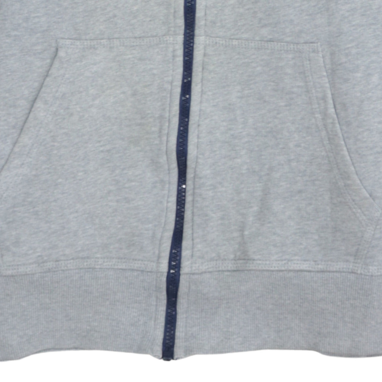 Mens UK Size L Nike Grey Full Zip Hoodie