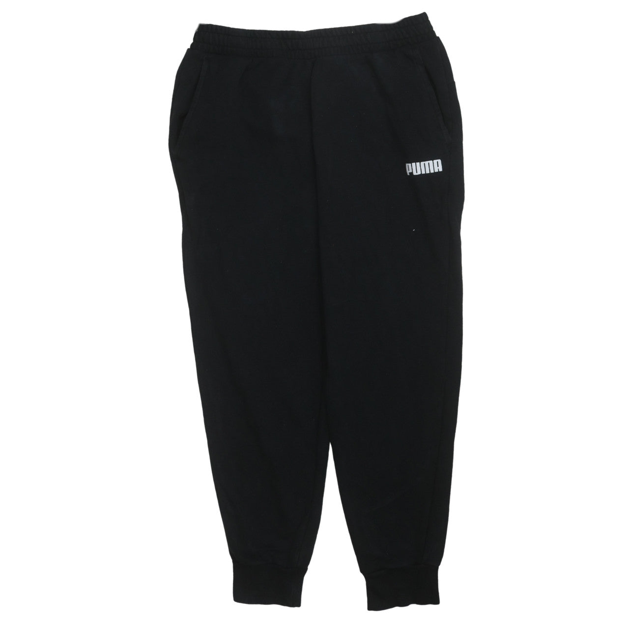 Mens UK Size XL PUMA Regular Fit Jogger Black Trousers