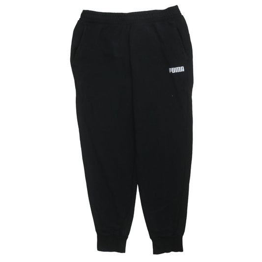 Mens UK Size XL PUMA Regular Fit Jogger Black Trousers