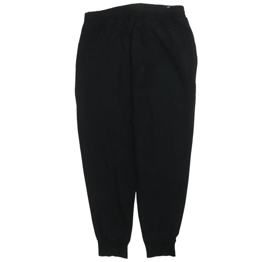 Mens UK Size XL PUMA Regular Fit Jogger Black Trousers