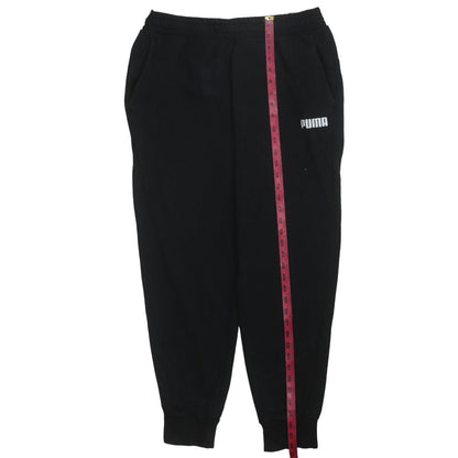 Mens UK Size XL PUMA Regular Fit Jogger Black Trousers