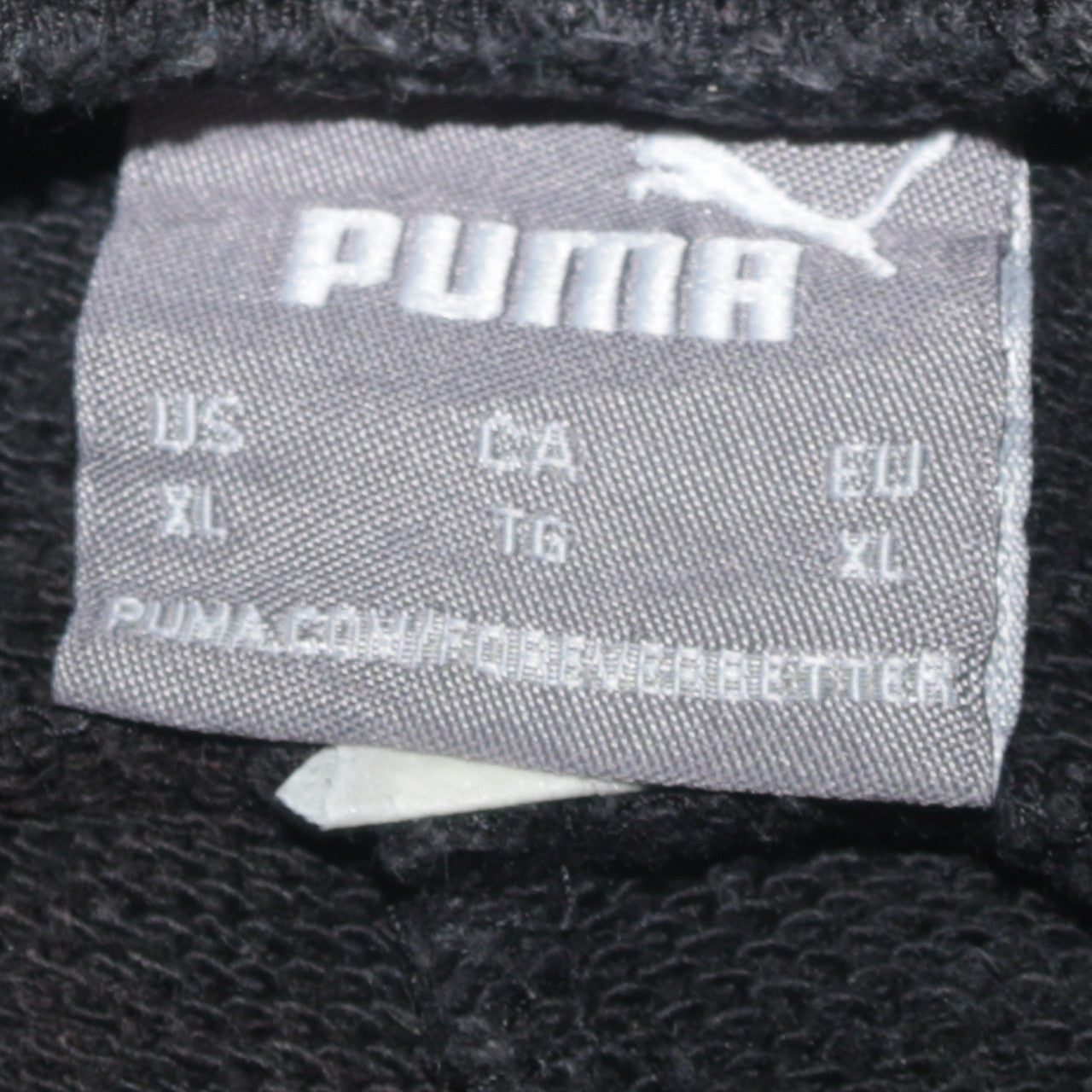 Mens UK Size XL PUMA Regular Fit Jogger Black Trousers