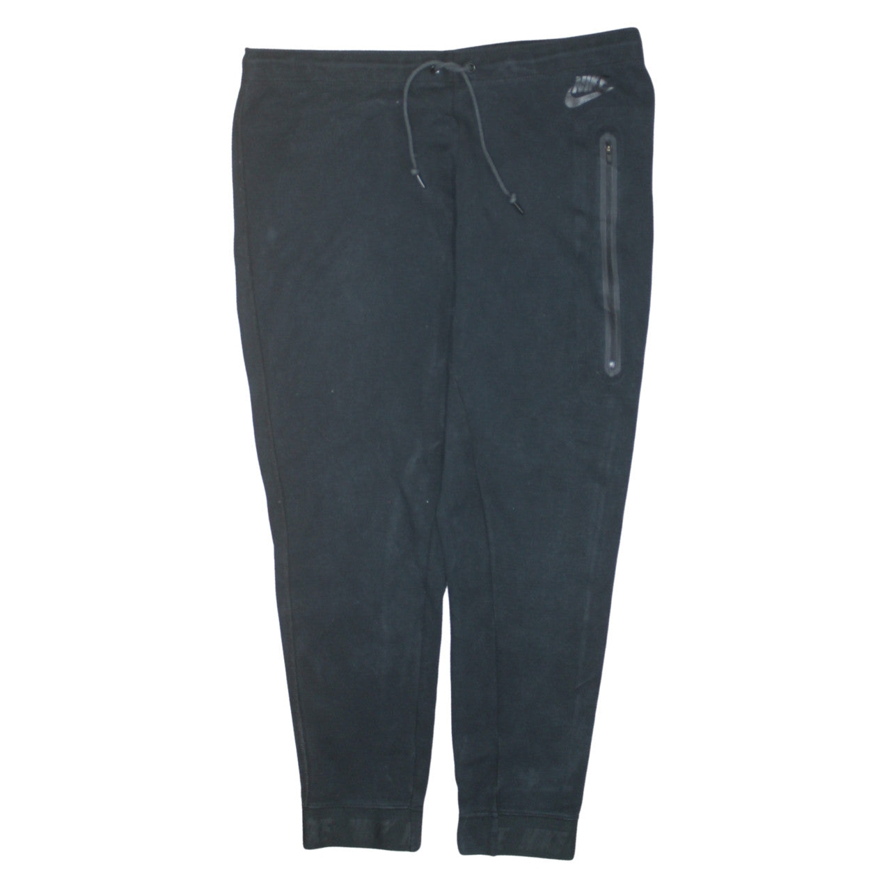 Mens UK Size L Nike Regular Fit Jogger Black Trousers