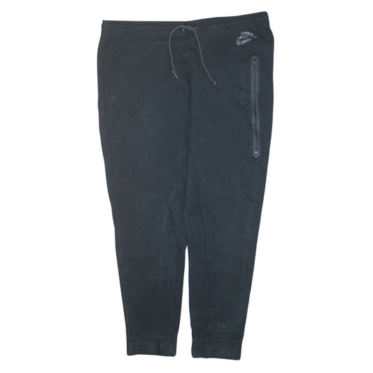Mens UK Size L Nike Regular Fit Jogger Black Trousers