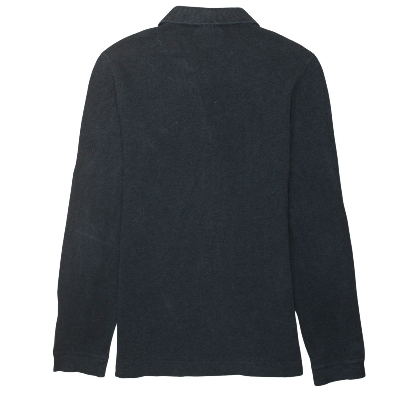 Lacoste Men's Black Slim Fit Long Sleeve Cotton Polo Shirt M