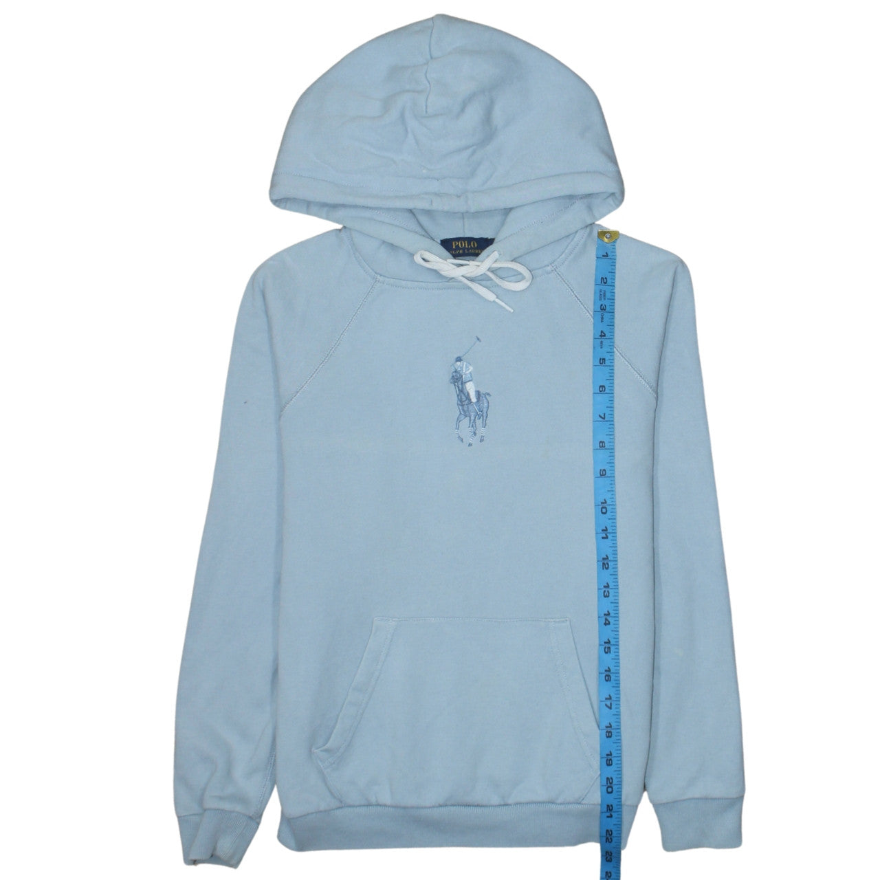 Womens UK Size XS Ralph Lauren Blue Pullover Hoodie