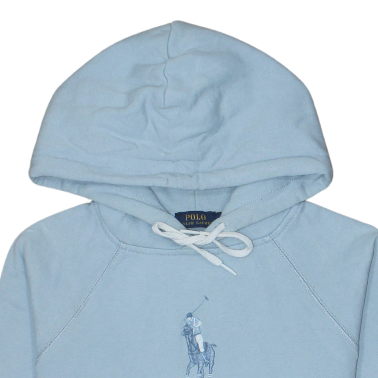 Womens UK Size XS Ralph Lauren Blue Pullover Hoodie
