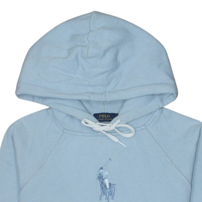Womens UK Size XS Ralph Lauren Blue Pullover Hoodie