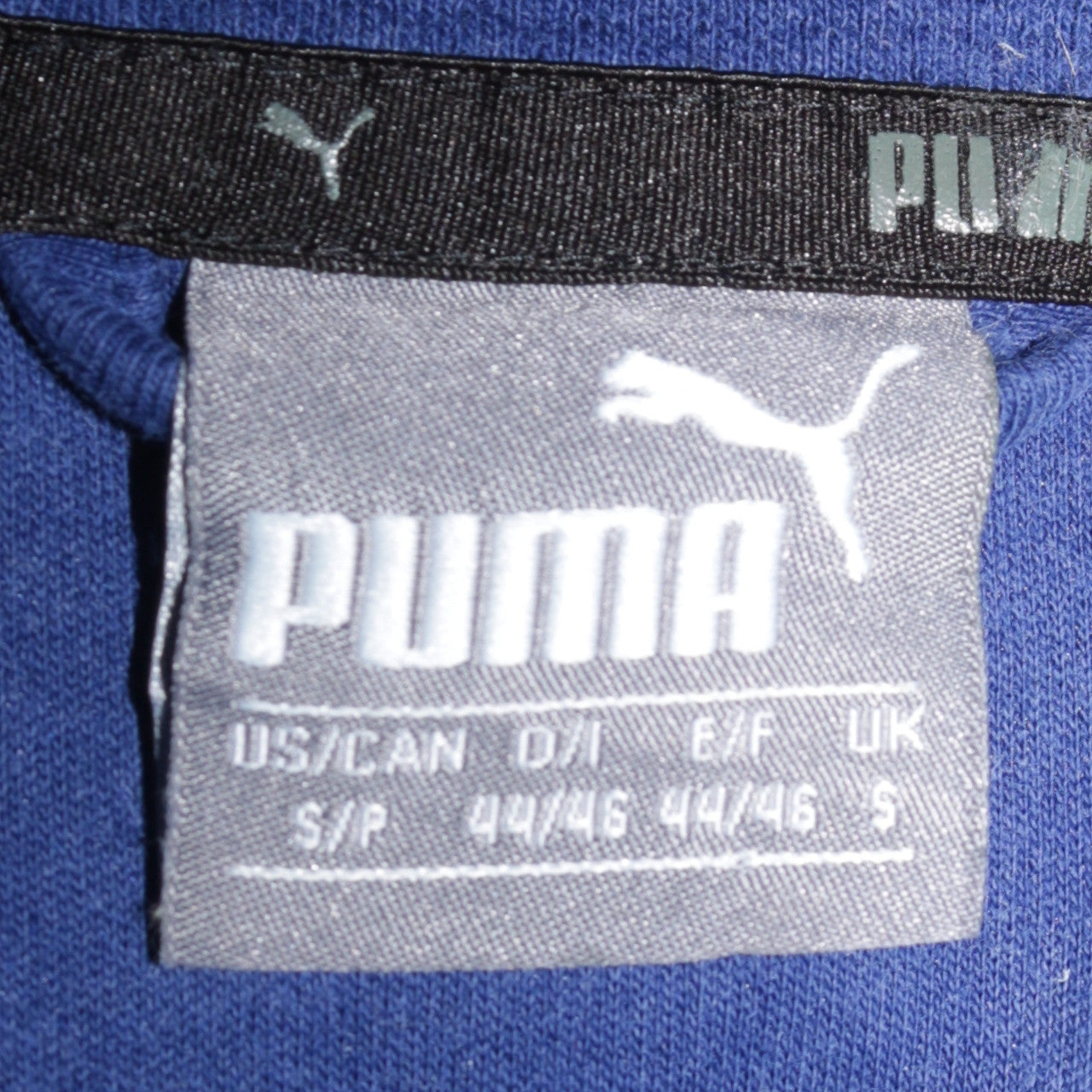 Mens UK Size S PUMA Blue Full Zip Hoodie