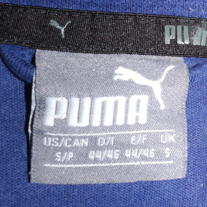 Mens UK Size S PUMA Blue Full Zip Hoodie