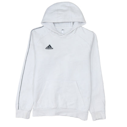 Mens UK Size S adidas White Pullover Hoodie