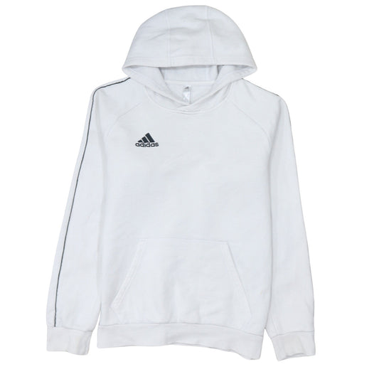 Mens UK Size S adidas White Pullover Hoodie