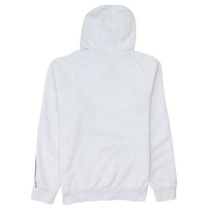 Mens UK Size S adidas White Pullover Hoodie