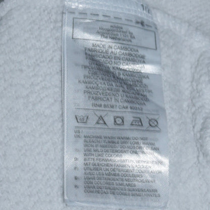 Mens UK Size S adidas White Pullover Hoodie