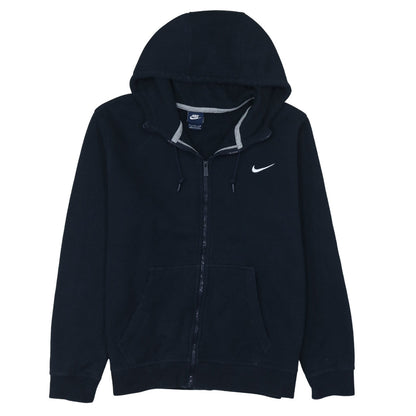 Mens UK Size L Nike Black Full Zip Hoodie