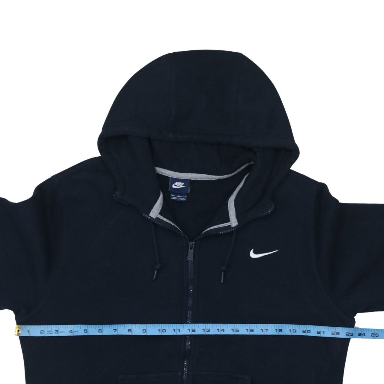 Mens UK Size L Nike Black Full Zip Hoodie