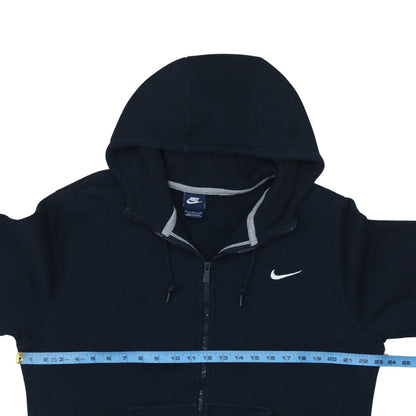 Mens UK Size L Nike Black Full Zip Hoodie