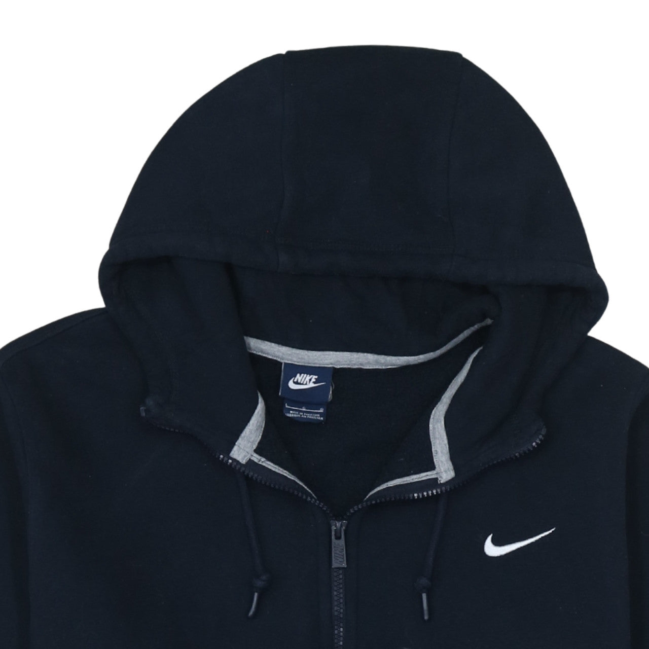 Mens UK Size L Nike Black Full Zip Hoodie