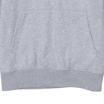 Tommy Jeans Men Grey Pullover Hoodie L Classic Logo Cotton Blend
