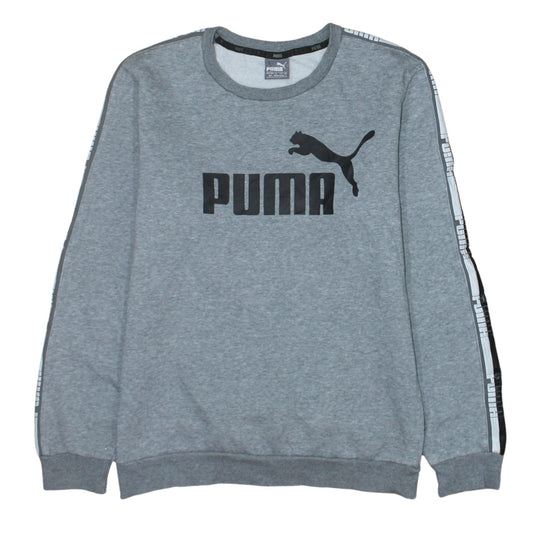 Mens UK Size S PUMA Grey Pullover Sweatshirt