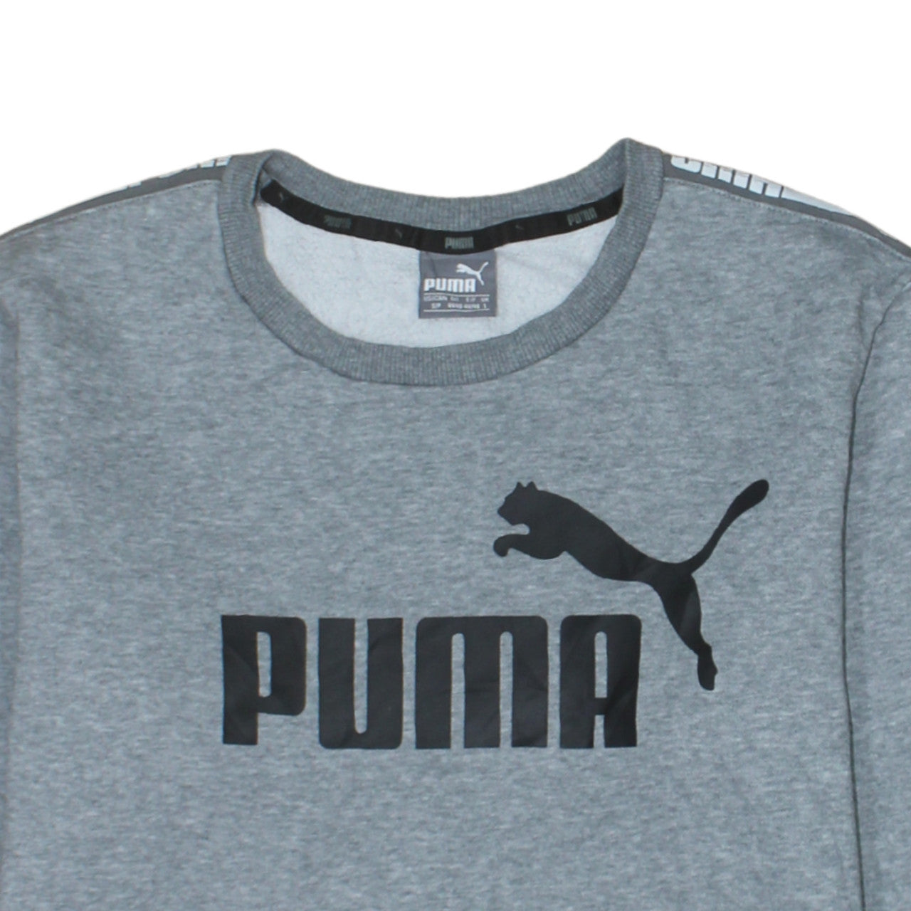Mens UK Size S PUMA Grey Pullover Sweatshirt