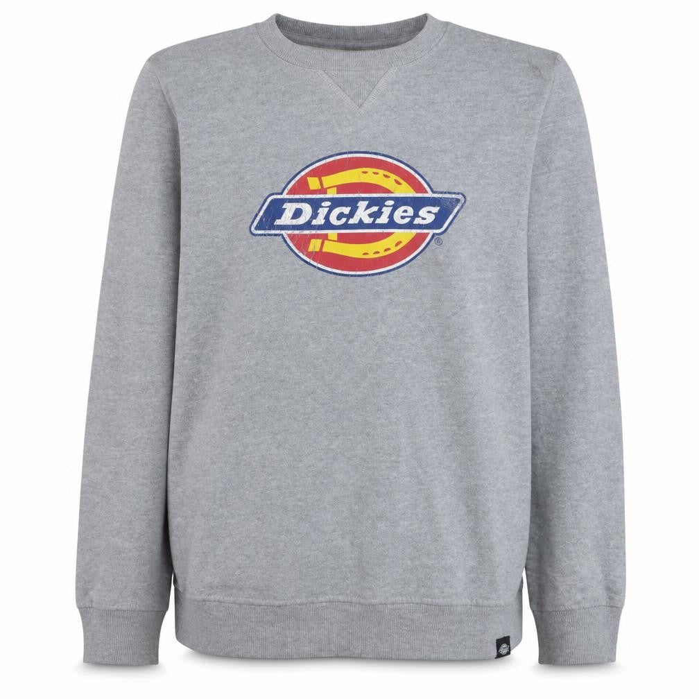 Dickies Men's Grey Logo Pullover Sweatshirt Size L
