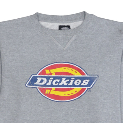 Dickies Men's Grey Logo Pullover Sweatshirt Size L
