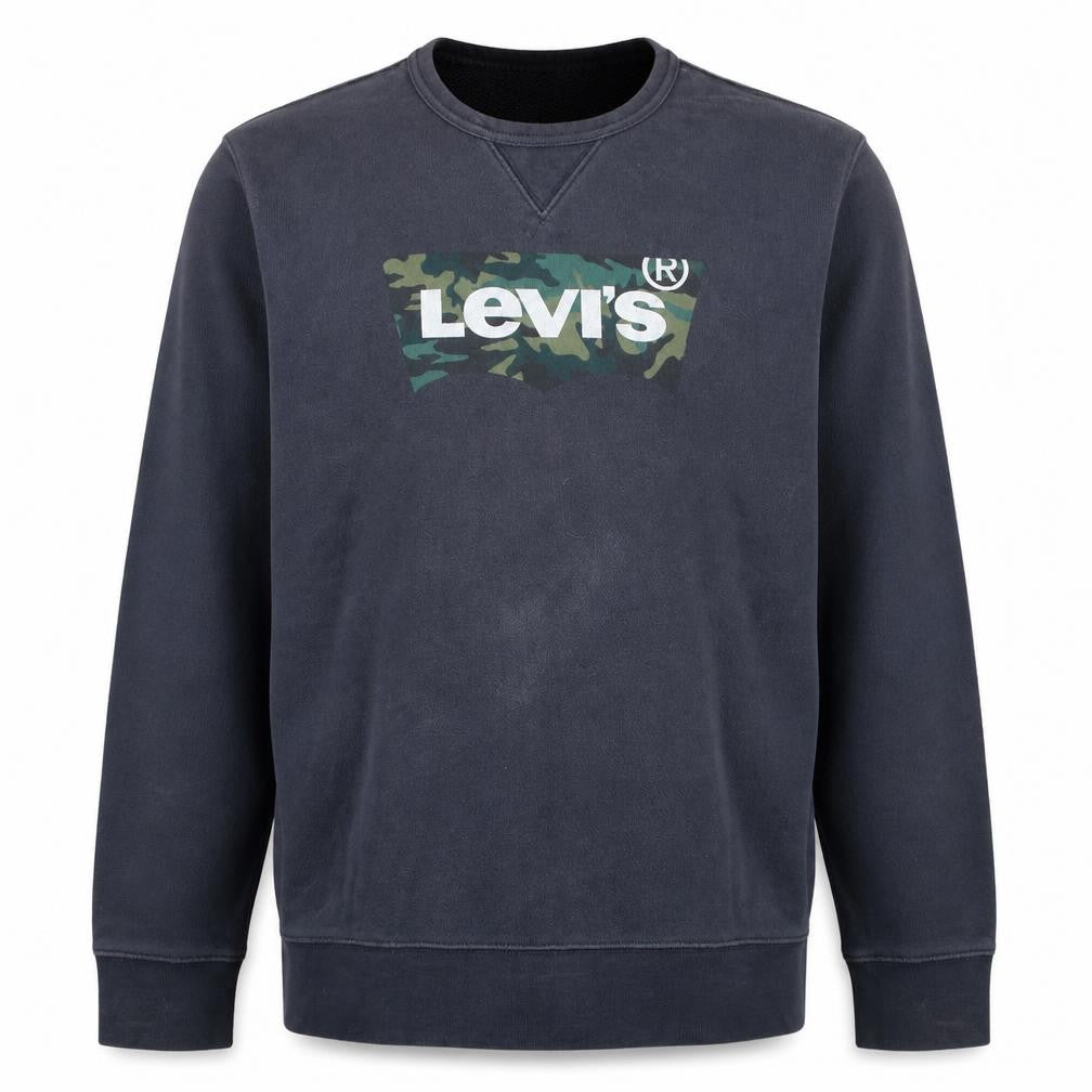 Mens UK Size L Levi's Blue Pullover Sweatshirt