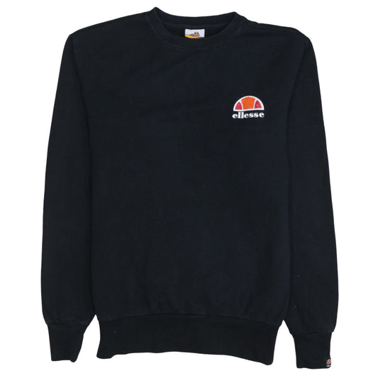 Mens UK Size S ellesse Black Pullover Sweatshirt
