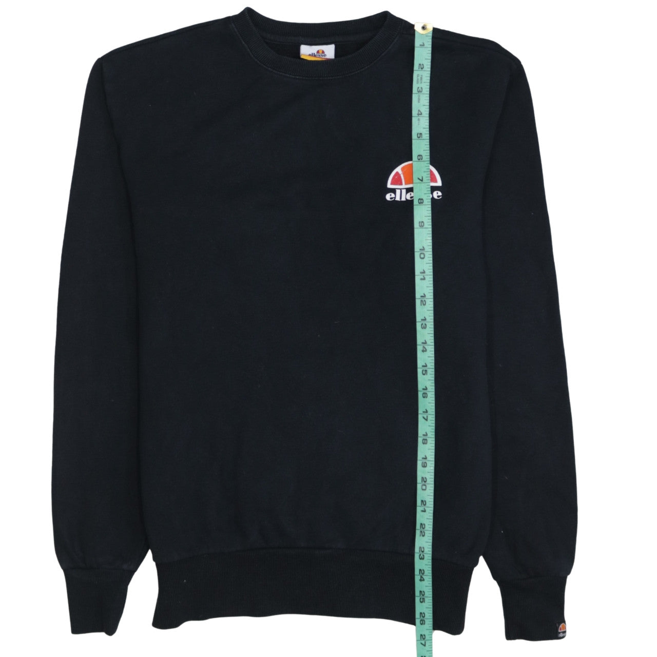 Mens UK Size S ellesse Black Pullover Sweatshirt