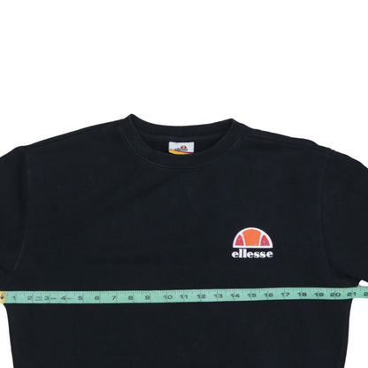 Mens UK Size S ellesse Black Pullover Sweatshirt