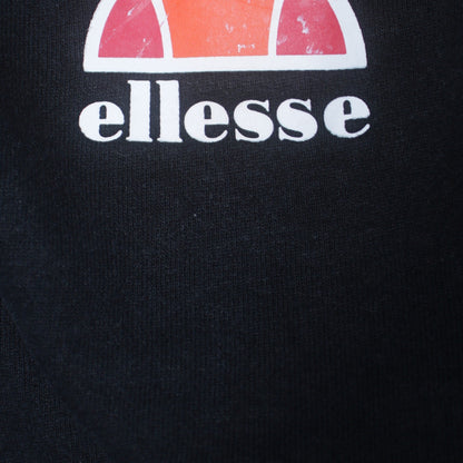 Mens UK Size S ellesse Black Pullover Sweatshirt