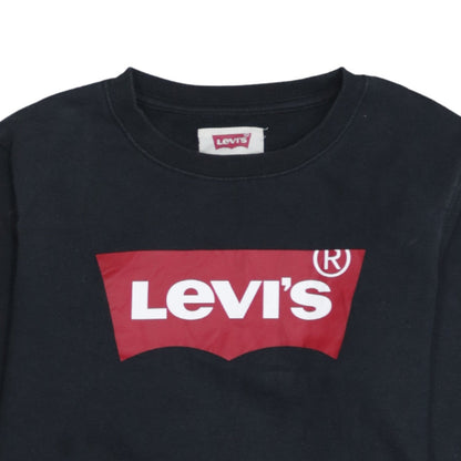Boys UK Size 16 Years Levi's Black Pullover Sweatshirt