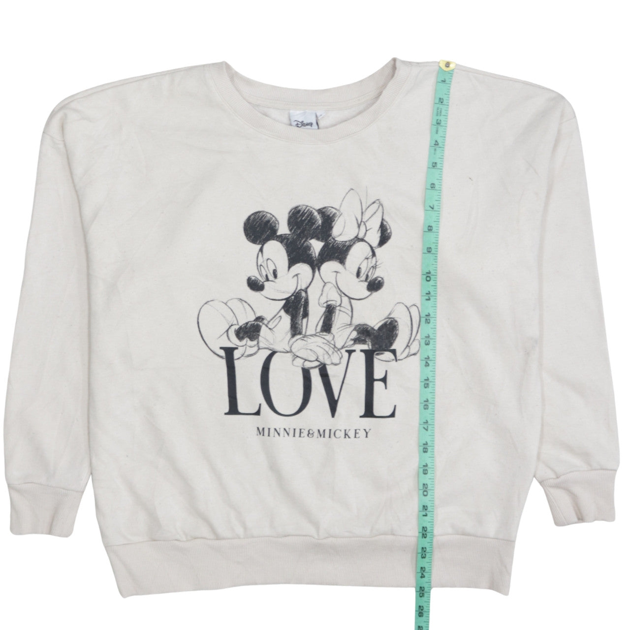 Womens UK Size M Disney Beige Pullover Sweatshirt