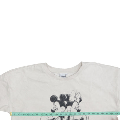 Womens UK Size M Disney Beige Pullover Sweatshirt