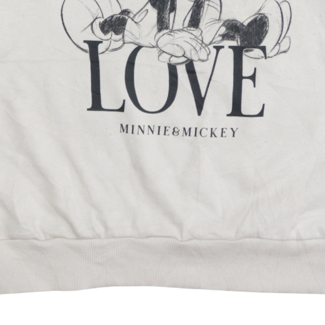 Womens UK Size M Disney Beige Pullover Sweatshirt