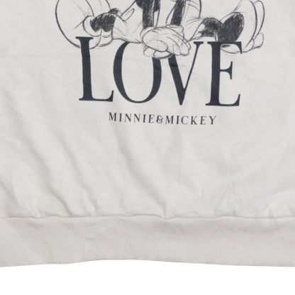 Womens UK Size M Disney Beige Pullover Sweatshirt
