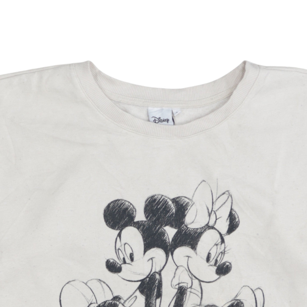 Womens UK Size M Disney Beige Pullover Sweatshirt