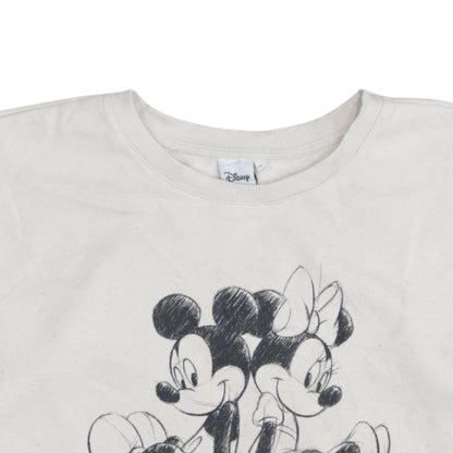 Womens UK Size M Disney Beige Pullover Sweatshirt