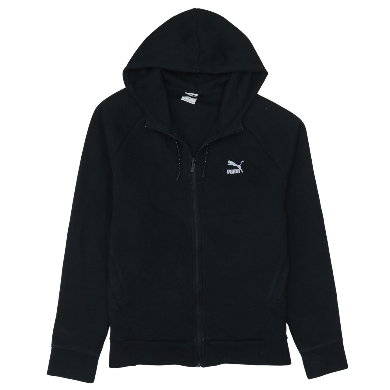 Mens UK Size L PUMA Black Full Zip Hoodie