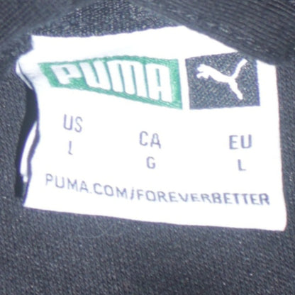 Mens UK Size L PUMA Black Full Zip Hoodie