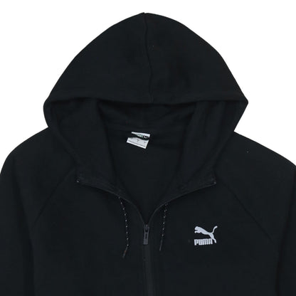 Mens UK Size L PUMA Black Full Zip Hoodie