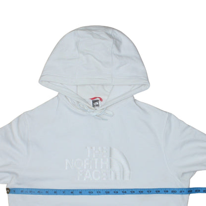 Mens UK Size M The North Face White Pullover Hoodie